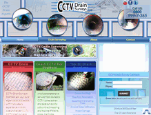 Tablet Screenshot of cctvdrainsurveys.com